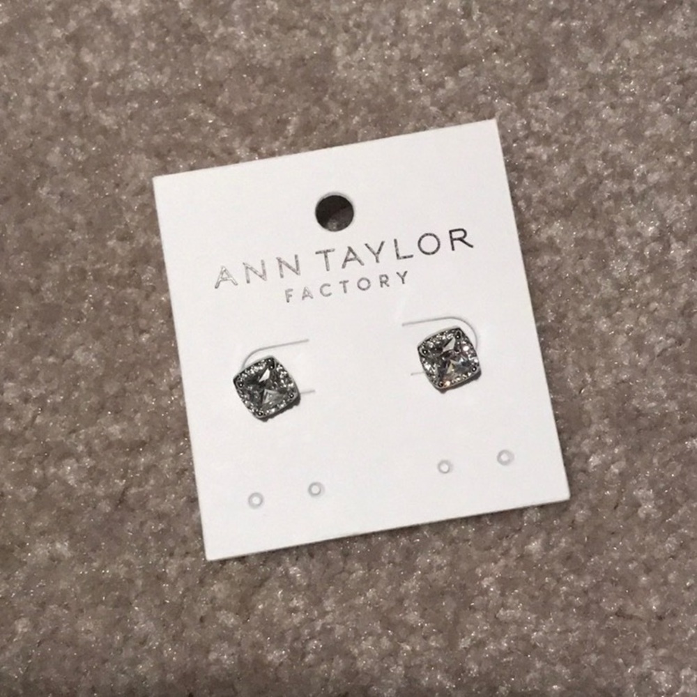 Ann Taylor cubic zirconia stud earrings
